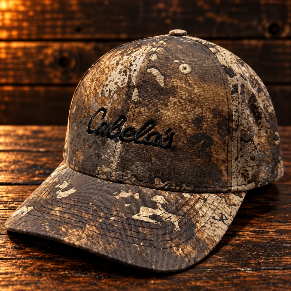 Bone Cabela's Camo Tonal Logo Cap - TrueTimber Prairie